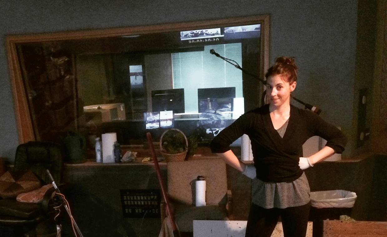 Spotlight magazine feature image for 'Foley artist: creating sounds' with Tara Blume